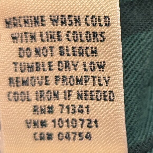 L.L. Bean L.L.Bean 1912 Sweatshirt, Flannel-Lined Hoodie (Green) - Picture 11 of 16